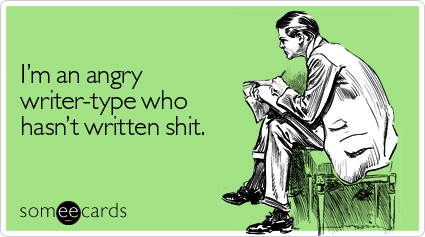 angry writer type angry writer type